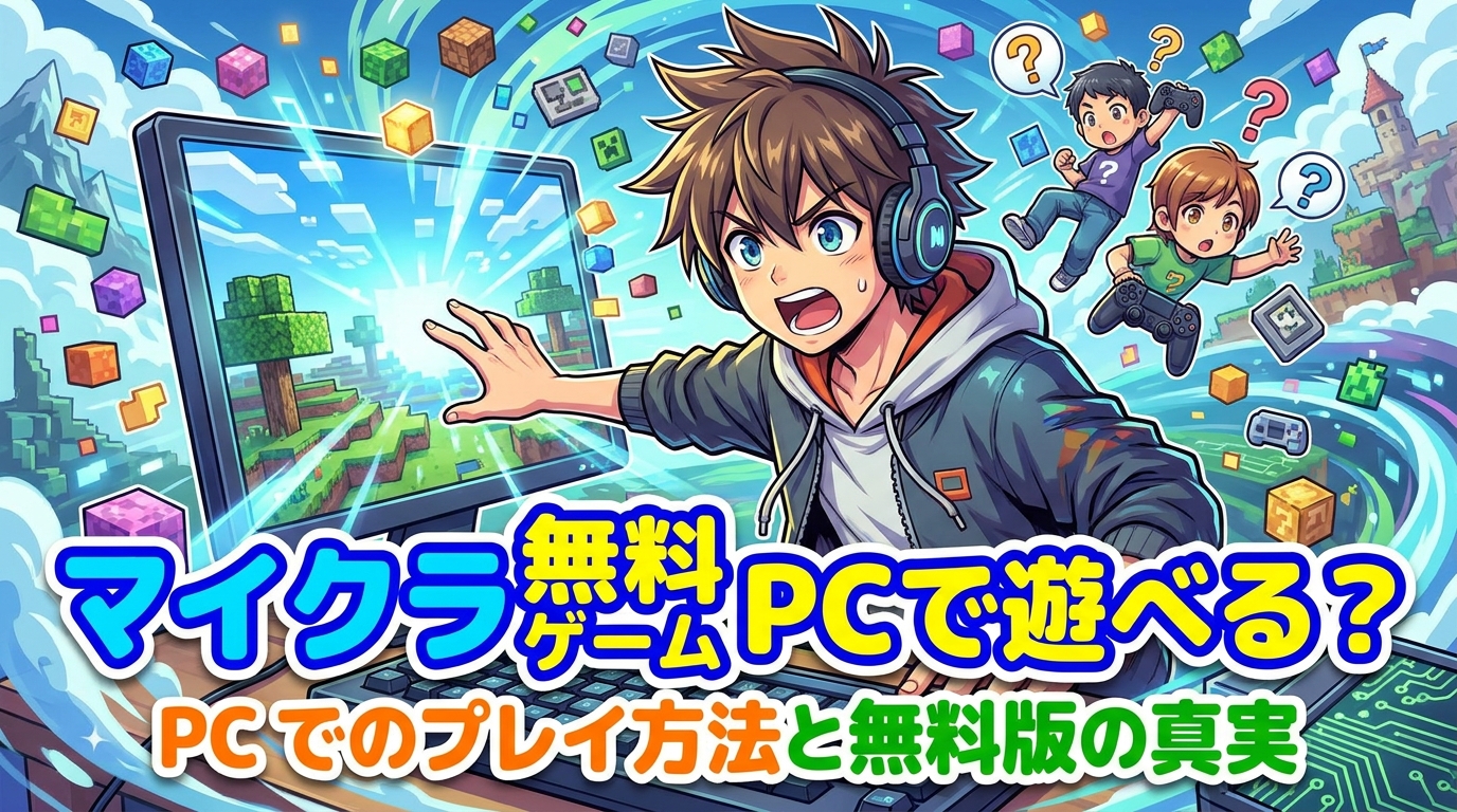 マイクラ 無料 ゲーム pcで遊べる?