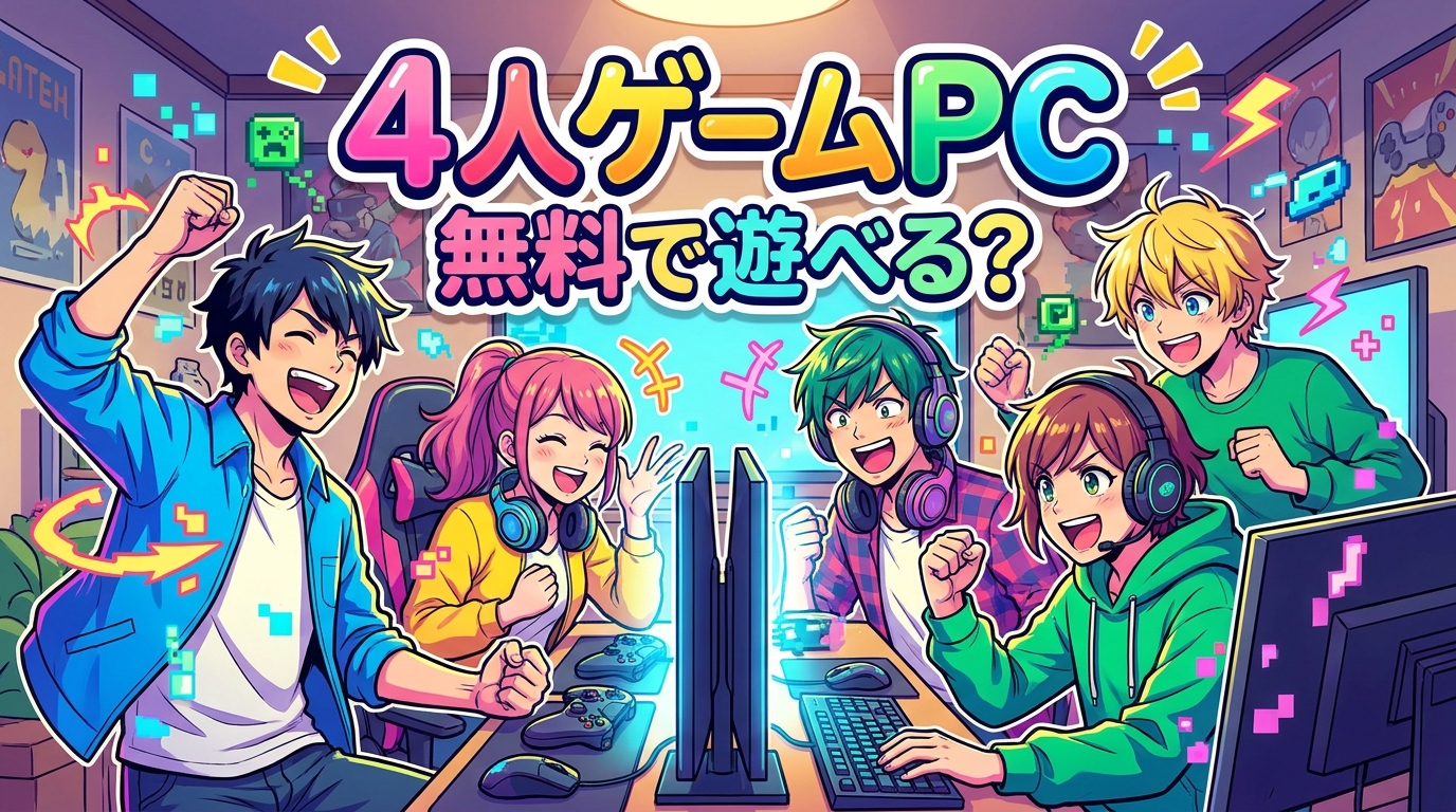 4 人 ゲーム pc 無料で遊べる？