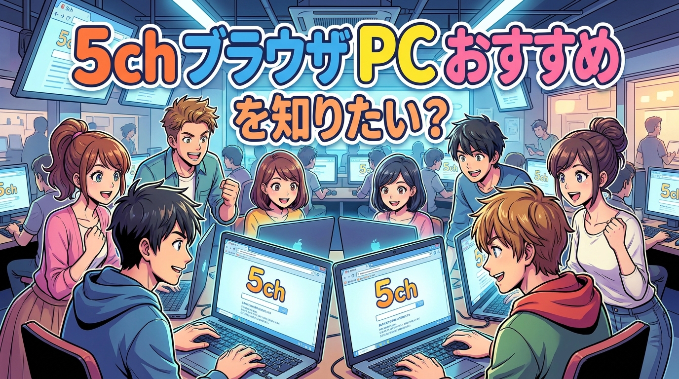 5ch ブラウザ pc おすすめを知りたい?