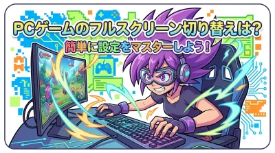 PCゲームのフルスクリーン切り替えは？