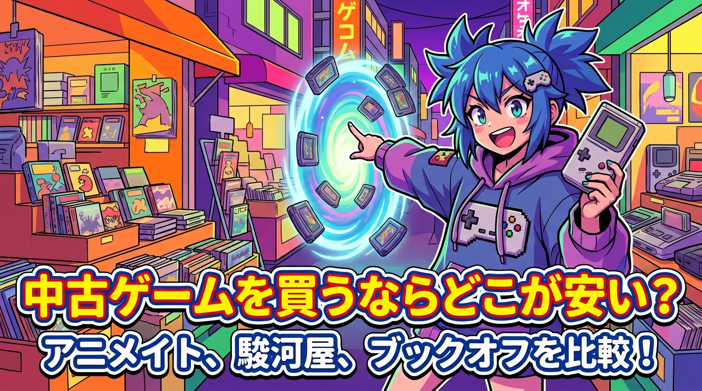 中古ゲームを買うならどこが安い?