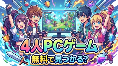 4 人 pc ゲーム 無料で見つかる？