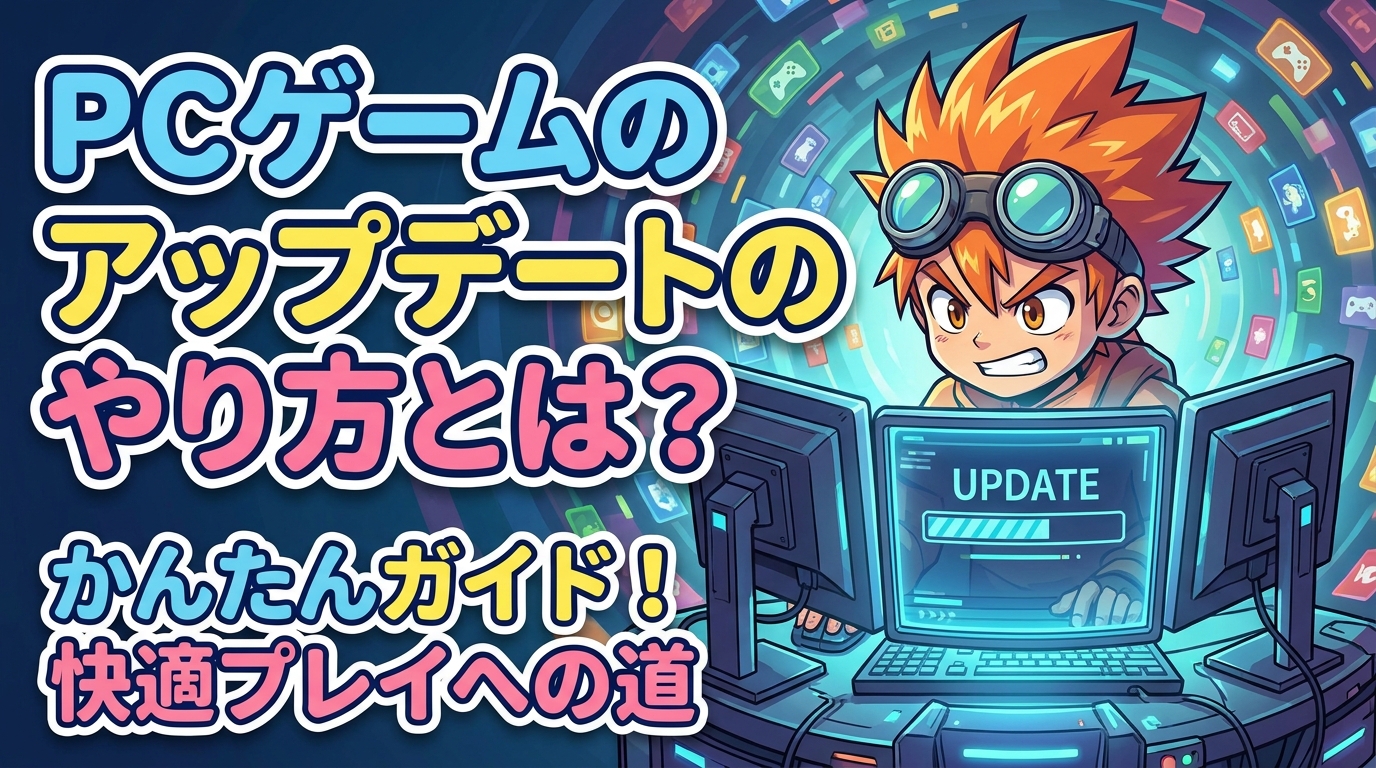 pcゲームのアップデートのやり方とは？