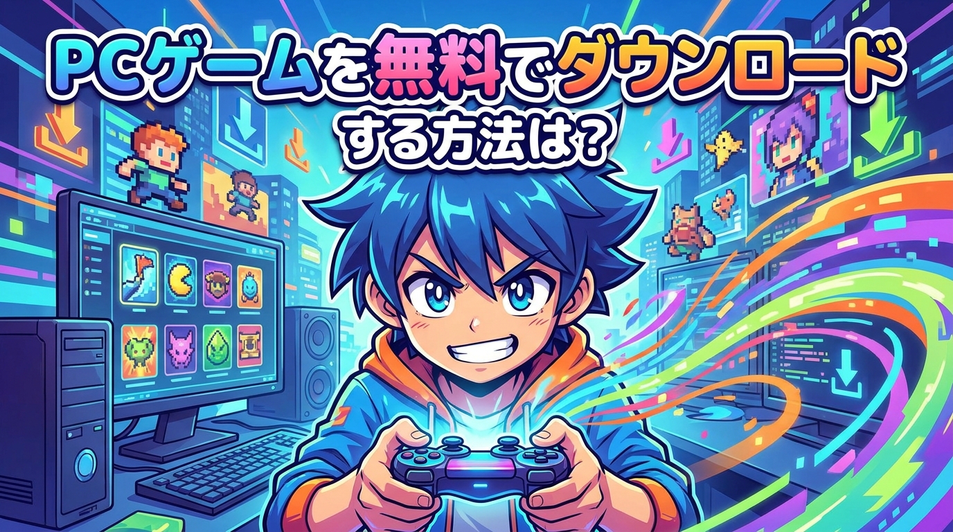 pcゲームを無料でダウンロードする方法は?