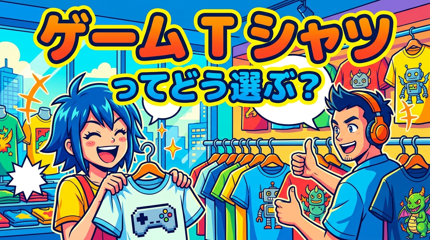 ゲーム t シャツってどう選ぶ？