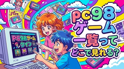 pc98 ゲーム 一覧ってどこで見れる？