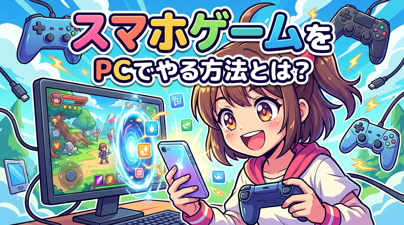 スマホゲームをpcでやる方法とは？