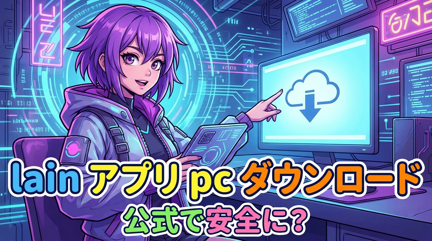 lain アプリ pc ダウンロード 公式で安全に？