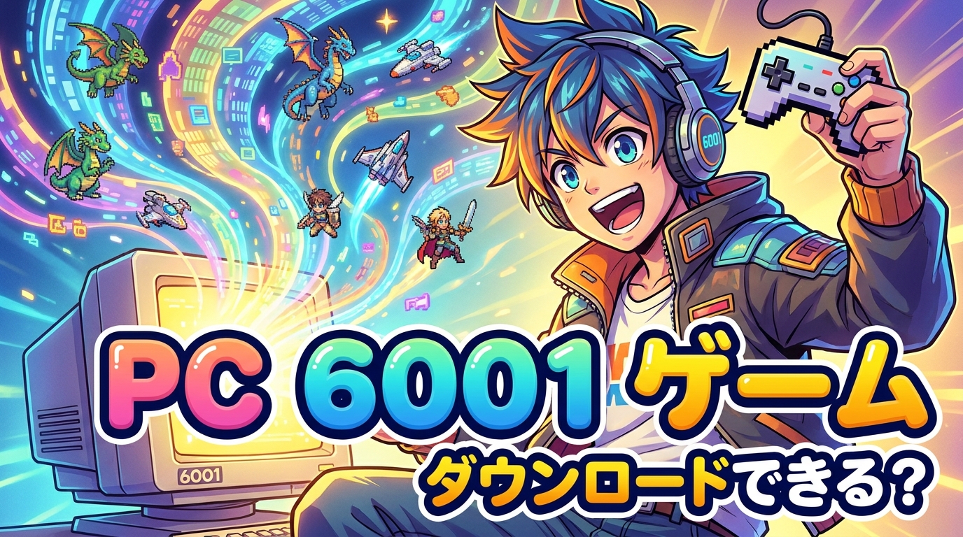 pc 6001 ゲーム ダウンロードできる？