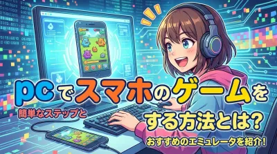 pc で スマホ の ゲーム を する 方法とは？