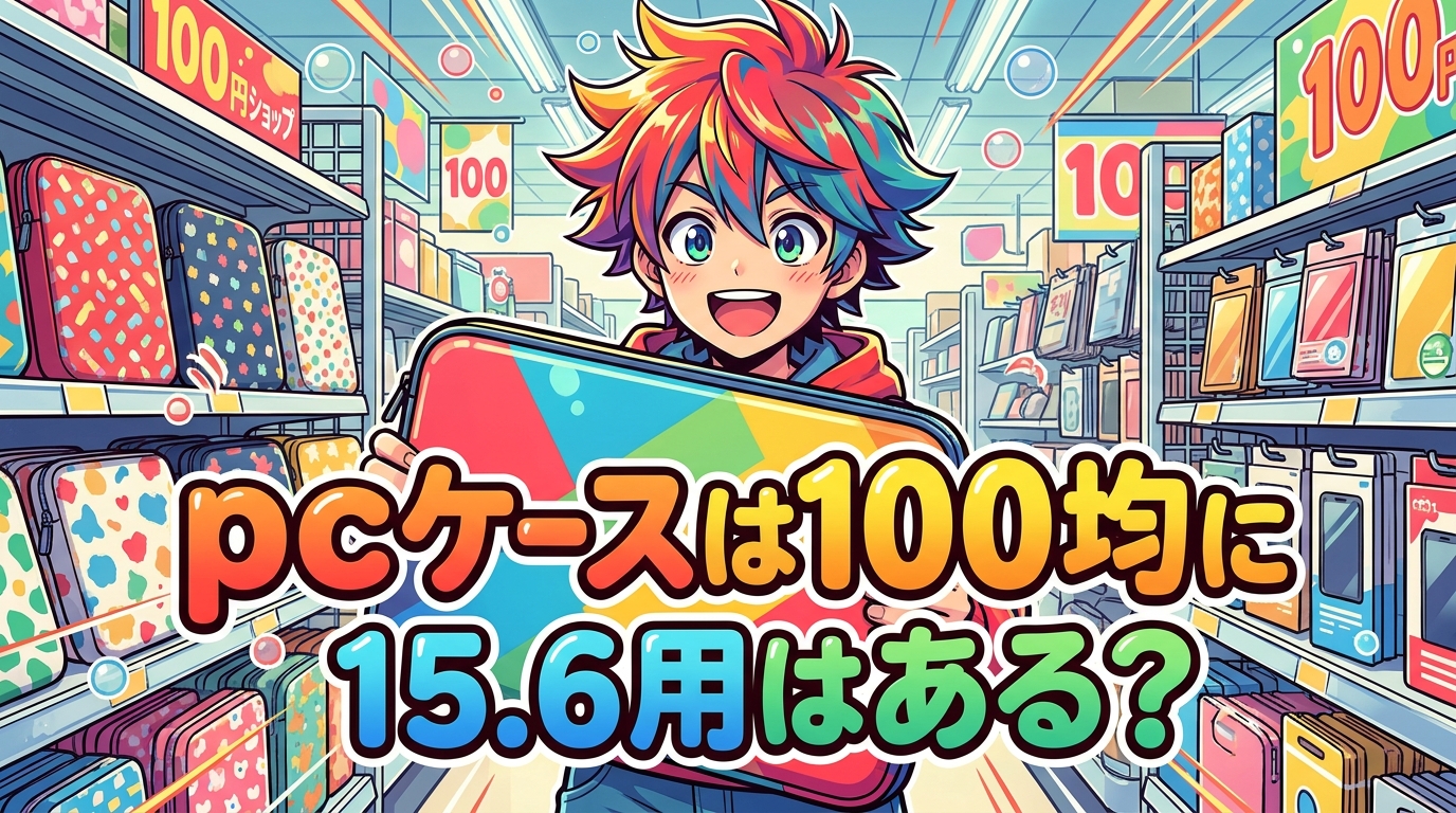 pcケースは100均に15.6用はある？