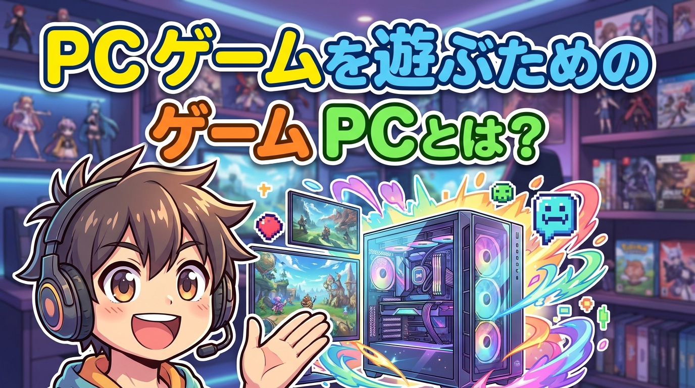 pc ゲームを遊ぶためのゲーム pcとは？