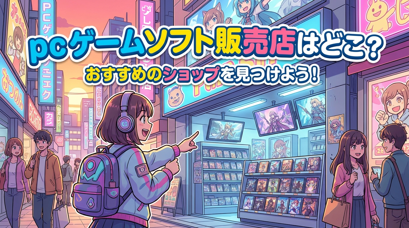 pc ゲーム ソフト 販売 店はどこ?