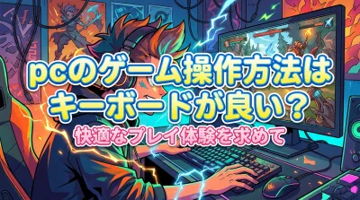 pcのゲーム操作方法はキーボードが良い？