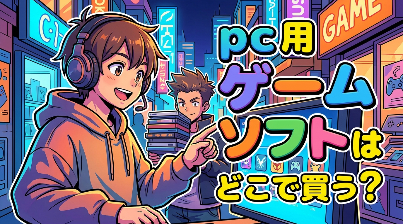pc 用 ゲーム ソフトはどこで買う？