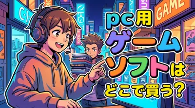 pc 用 ゲーム ソフトはどこで買う？