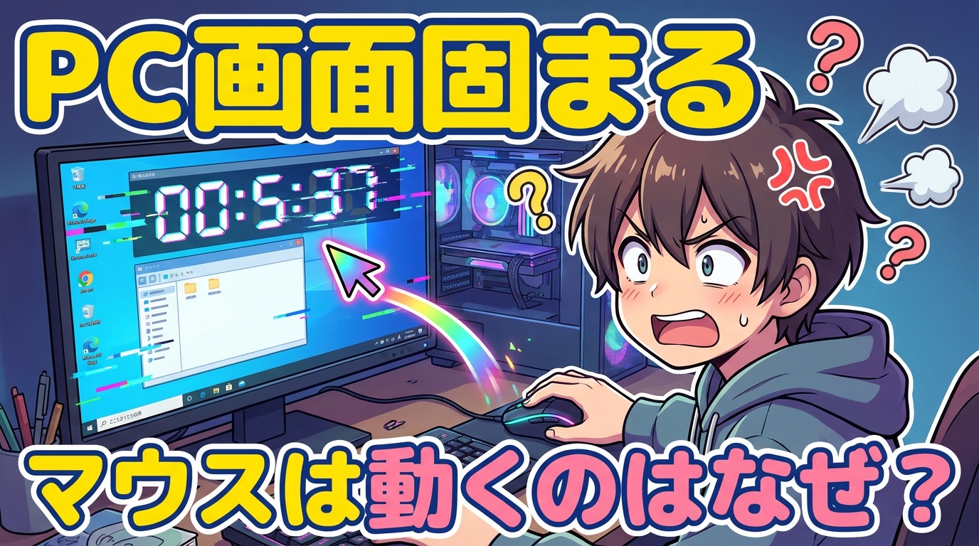 pc 画面 固まる マウス は 動く のはなぜ？