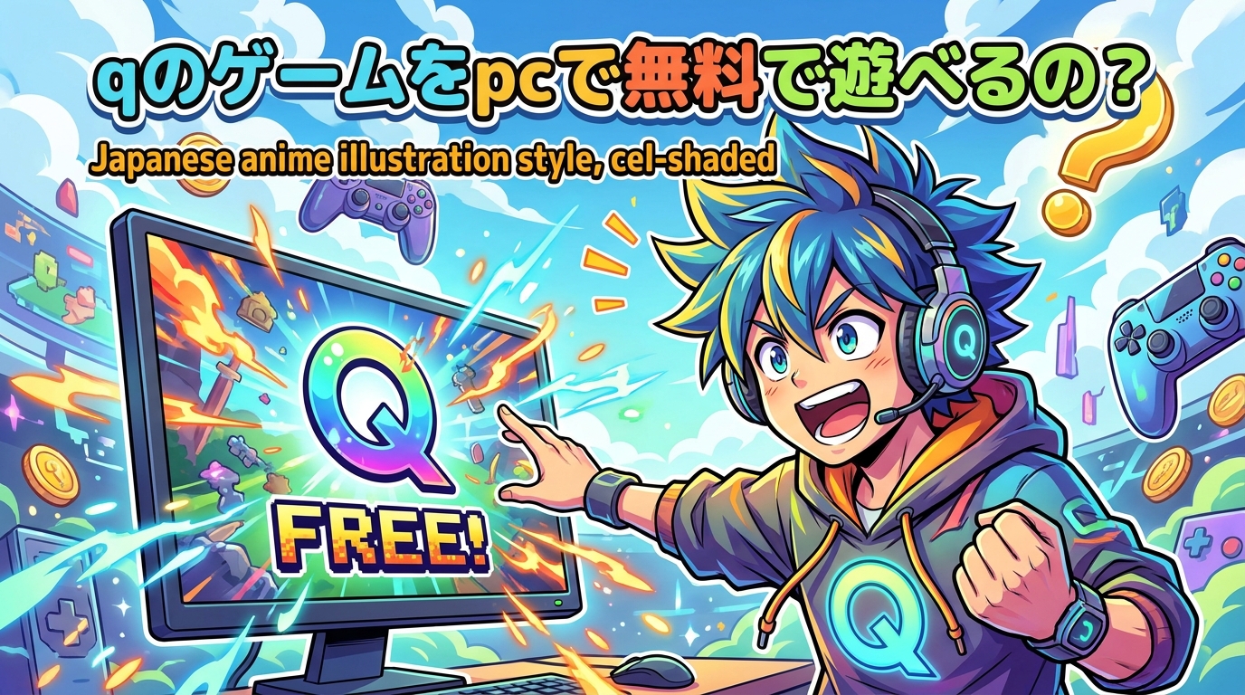 qのゲームをpcで無料で遊べるの?
