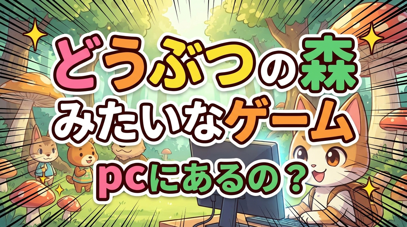 どうぶつ の 森 みたい な ゲーム pcにあるの？