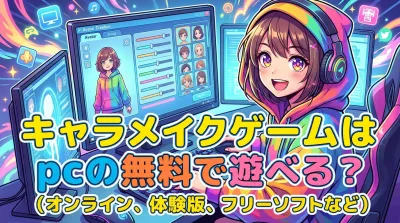 キャラメイクゲームはpcの無料で遊べる？