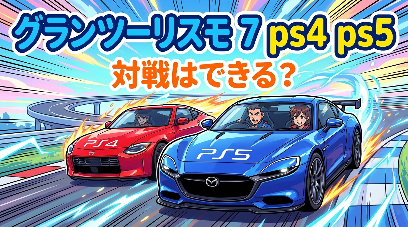 グランツーリスモ 7 ps4 ps5 対戦はできる？