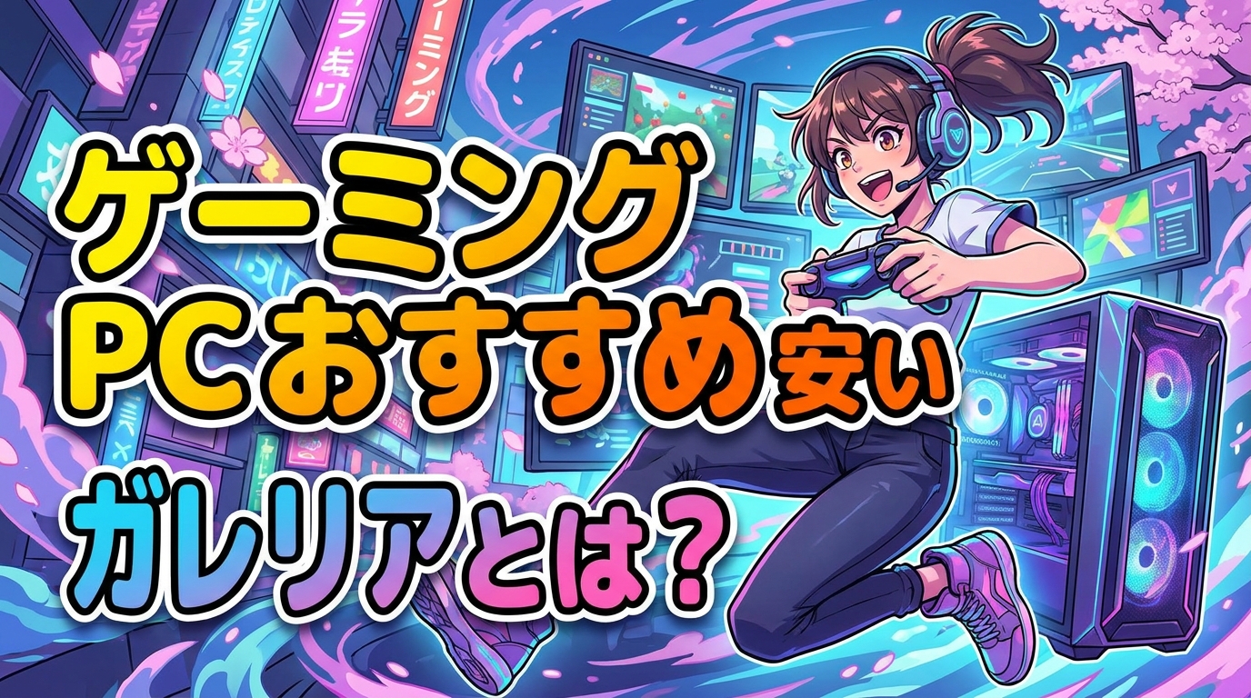 ゲーミング pc おすすめ 安い ガレリアとは?
