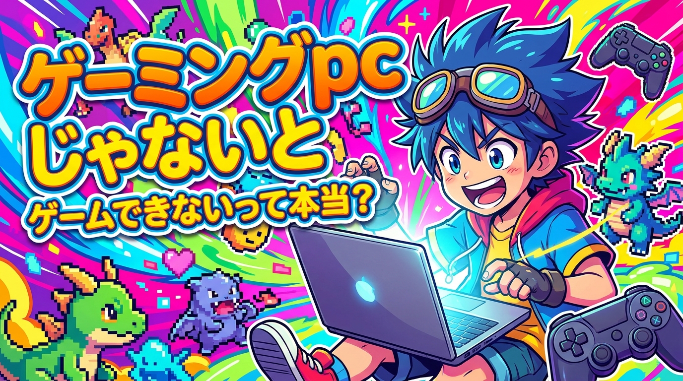 ゲーミングpcじゃないとゲームできないって本当?