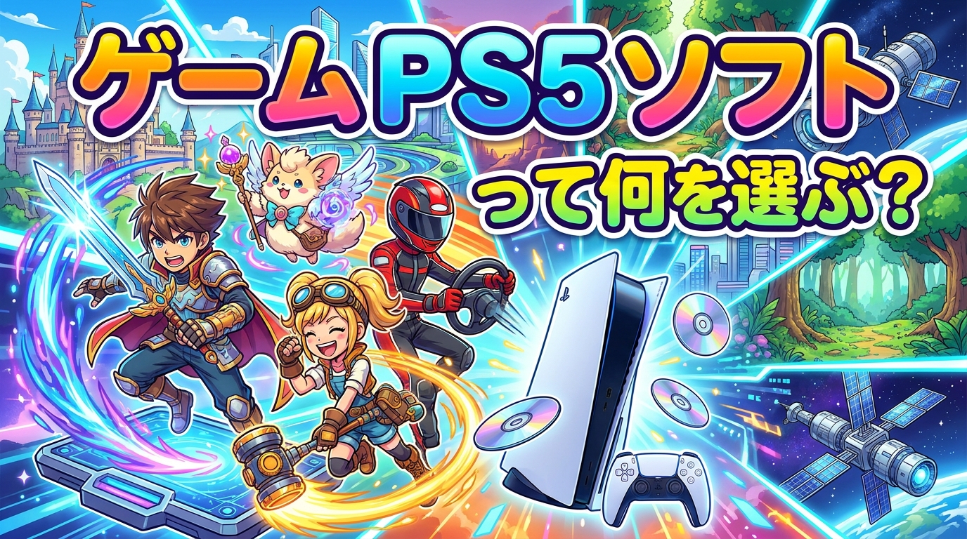ゲーム ps5 ソフトって何を選ぶ？