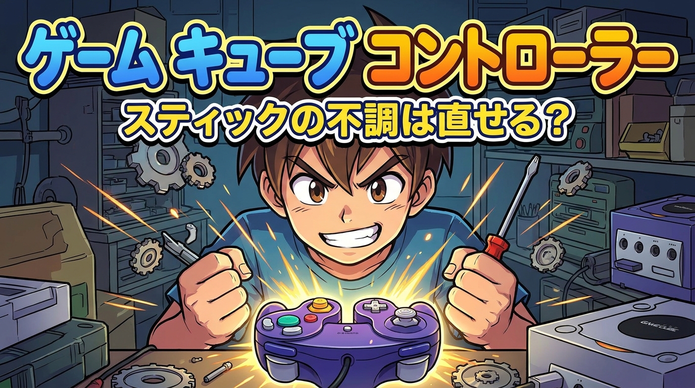 ゲーム キューブ コントローラー スティックの不調は直せる？