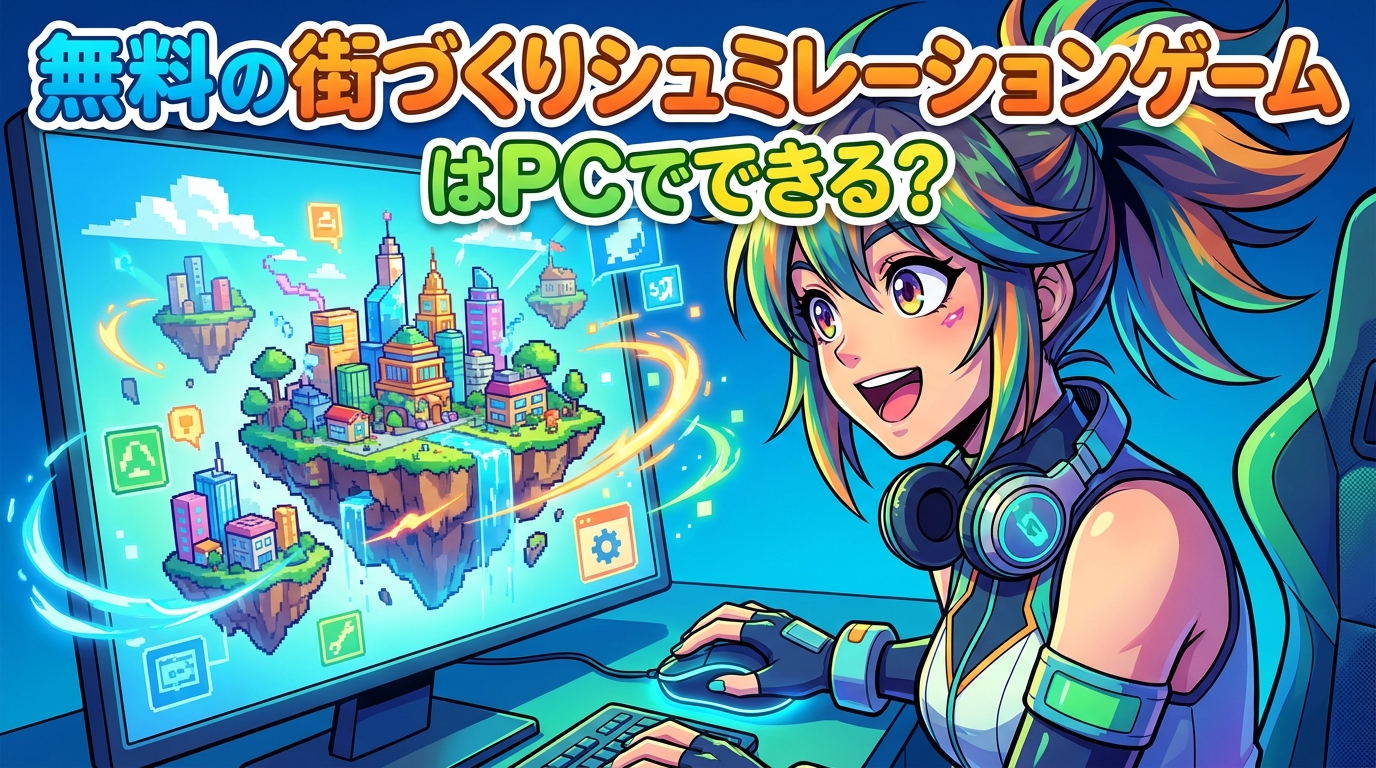 無料の街づくりシュミレーションゲームはPCでできる？