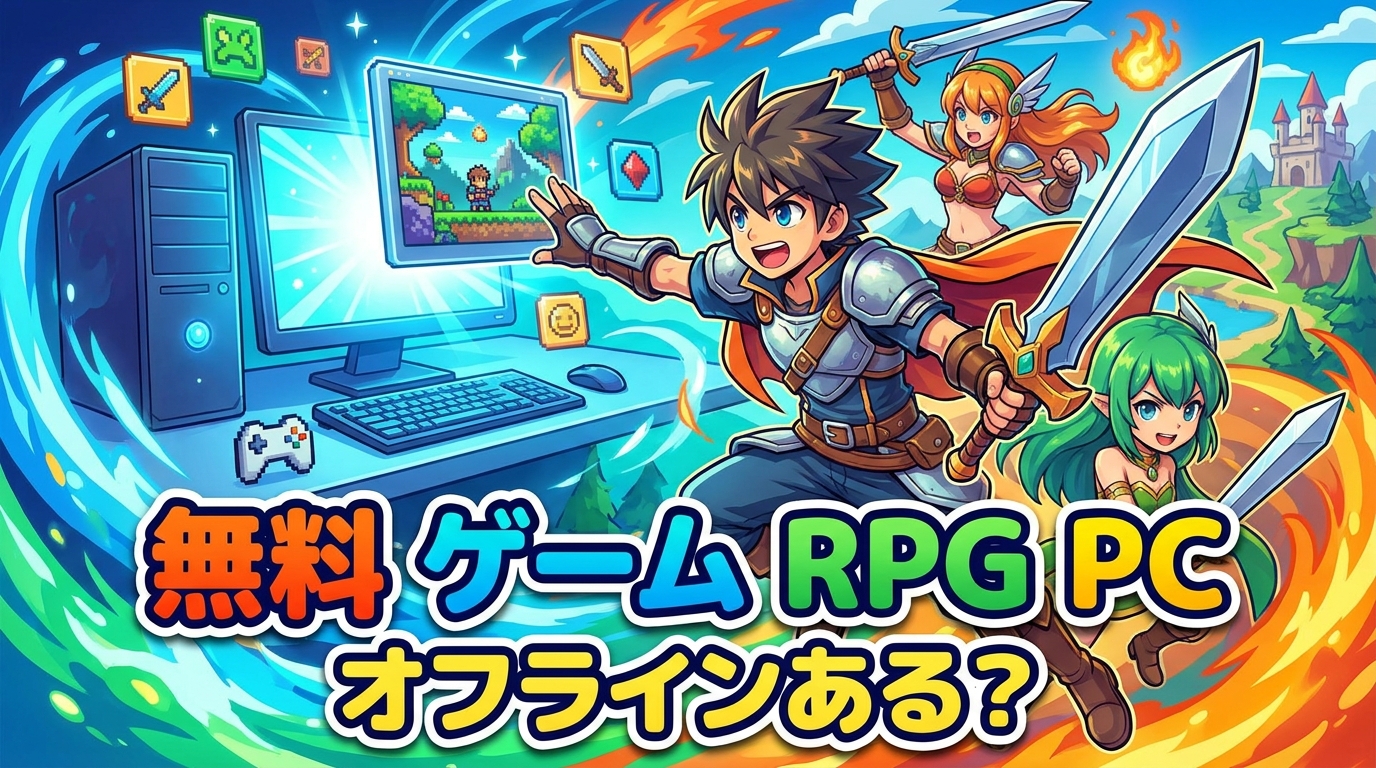 無料 ゲーム rpg pc オフラインある？