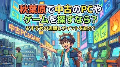 秋葉原で中古のpcやゲームを探すなら？