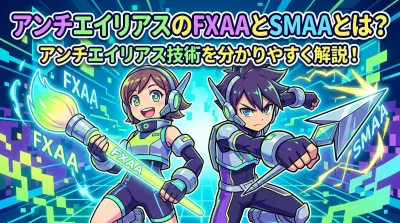 アンチエイリアスのfxaaとsmaaとは？