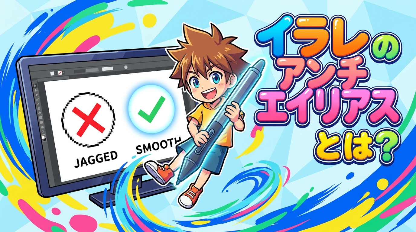 イラレのアンチエイリアスとは？