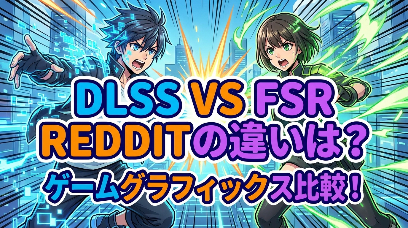 dlss vs fsr redditの違いは？