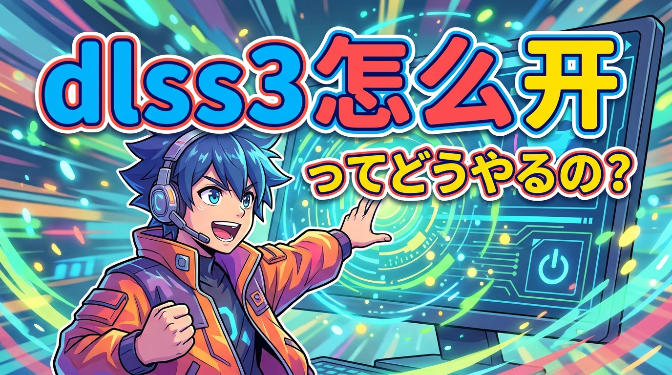 dlss3 怎么 开ってどうやるの？