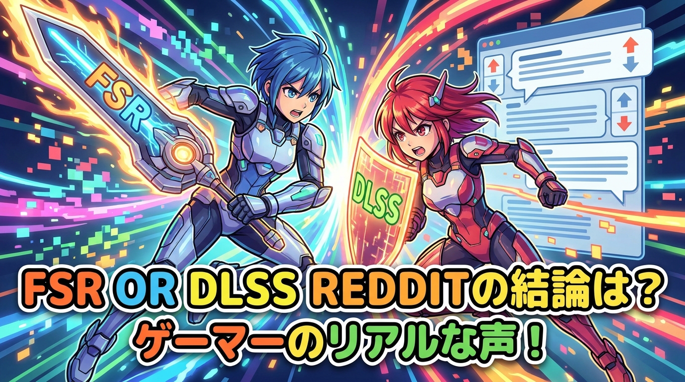 fsr or dlss redditの結論は？