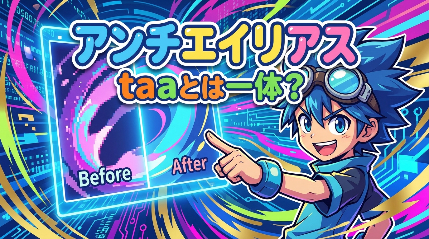 アンチエイリアス taaとは一体？