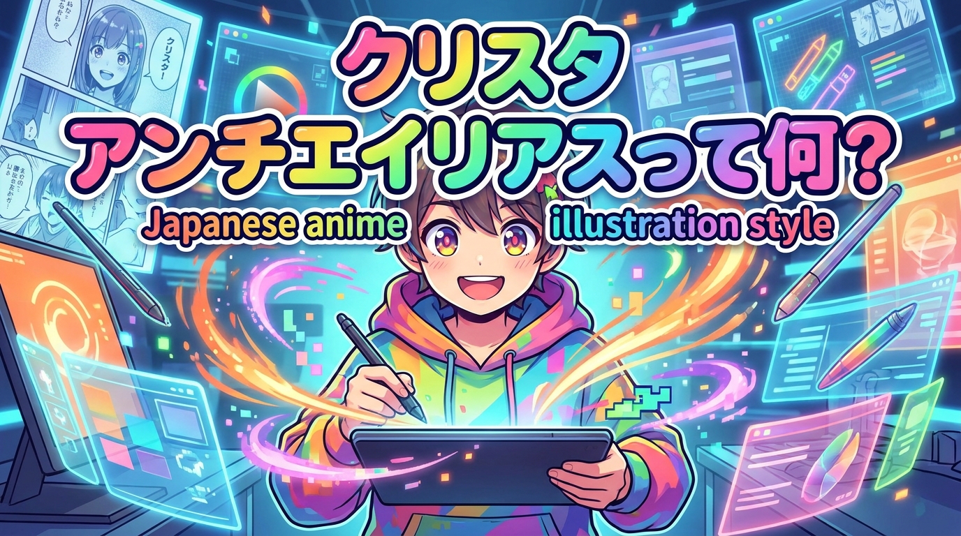 クリスタ アンチエイリアスって何？