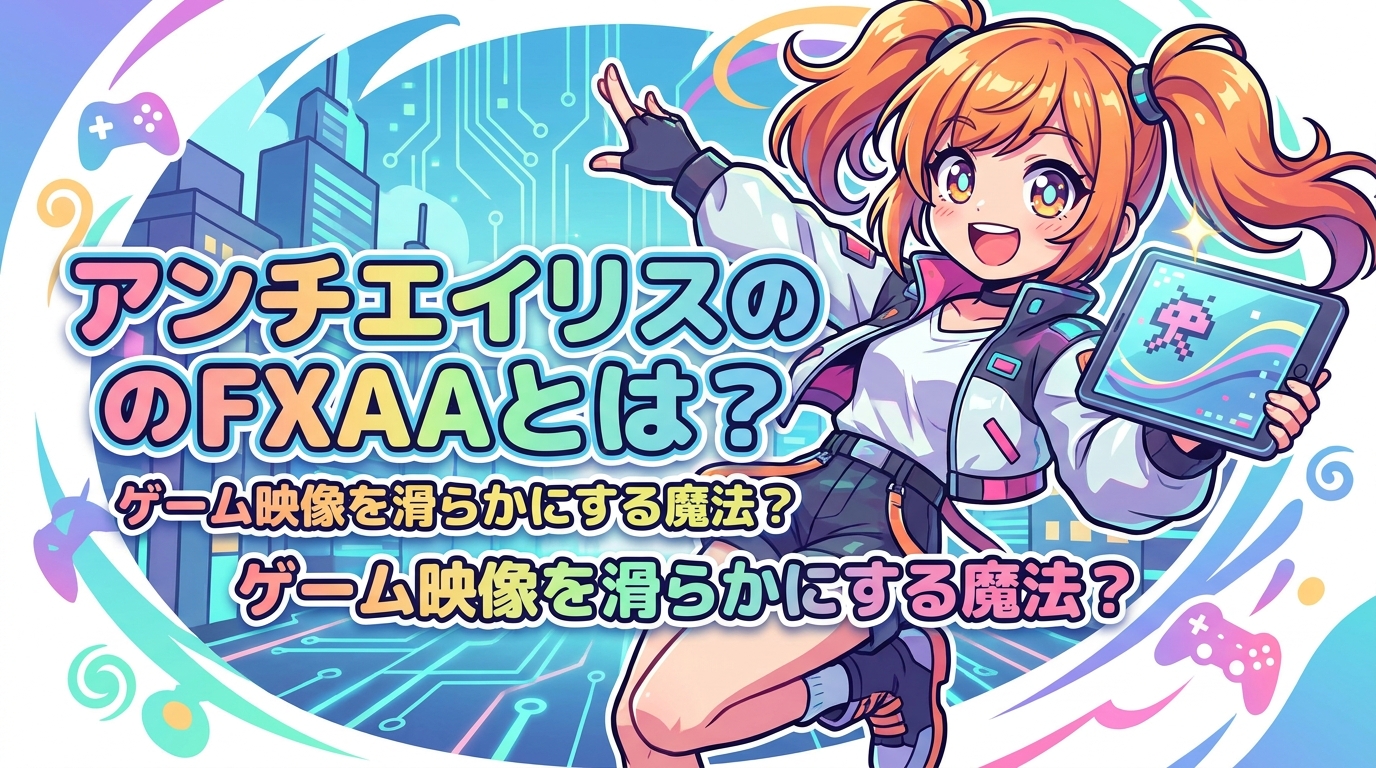 アンチエイリアスのFXAAとは？