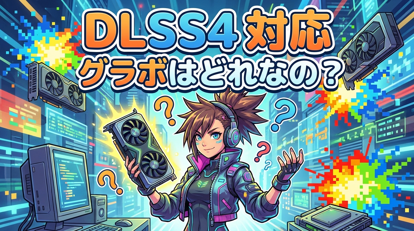 dlss4 対応 グラボはどれなの？