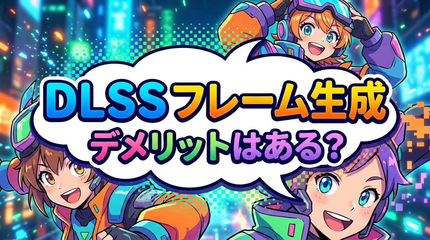 dlss フレーム 生成 デメリットはある？