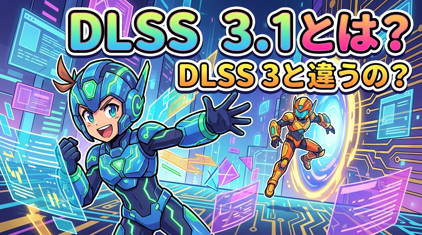 DLSS 3.1とは？DLSS 3と違うの？