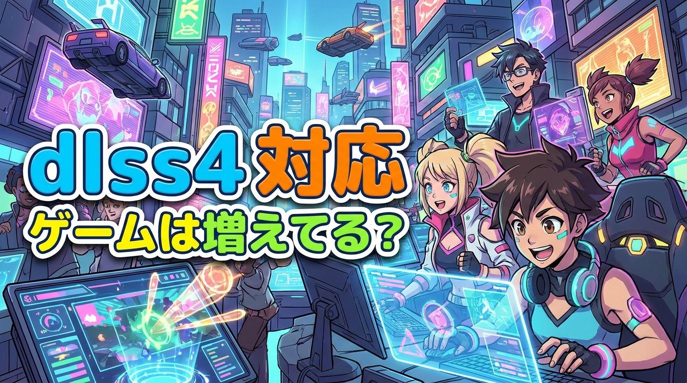 dlss4 対応 ゲームは増えてる？