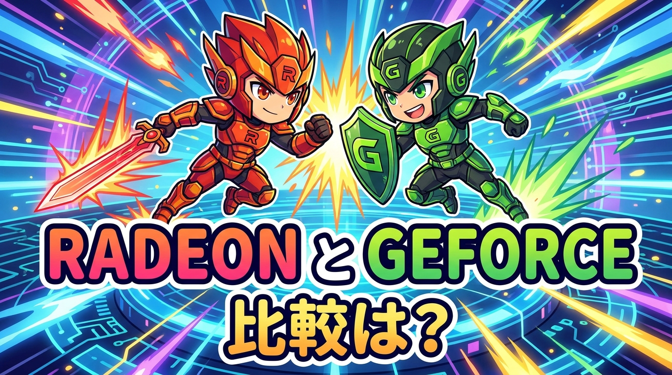 radeon と geforce 比較は？
