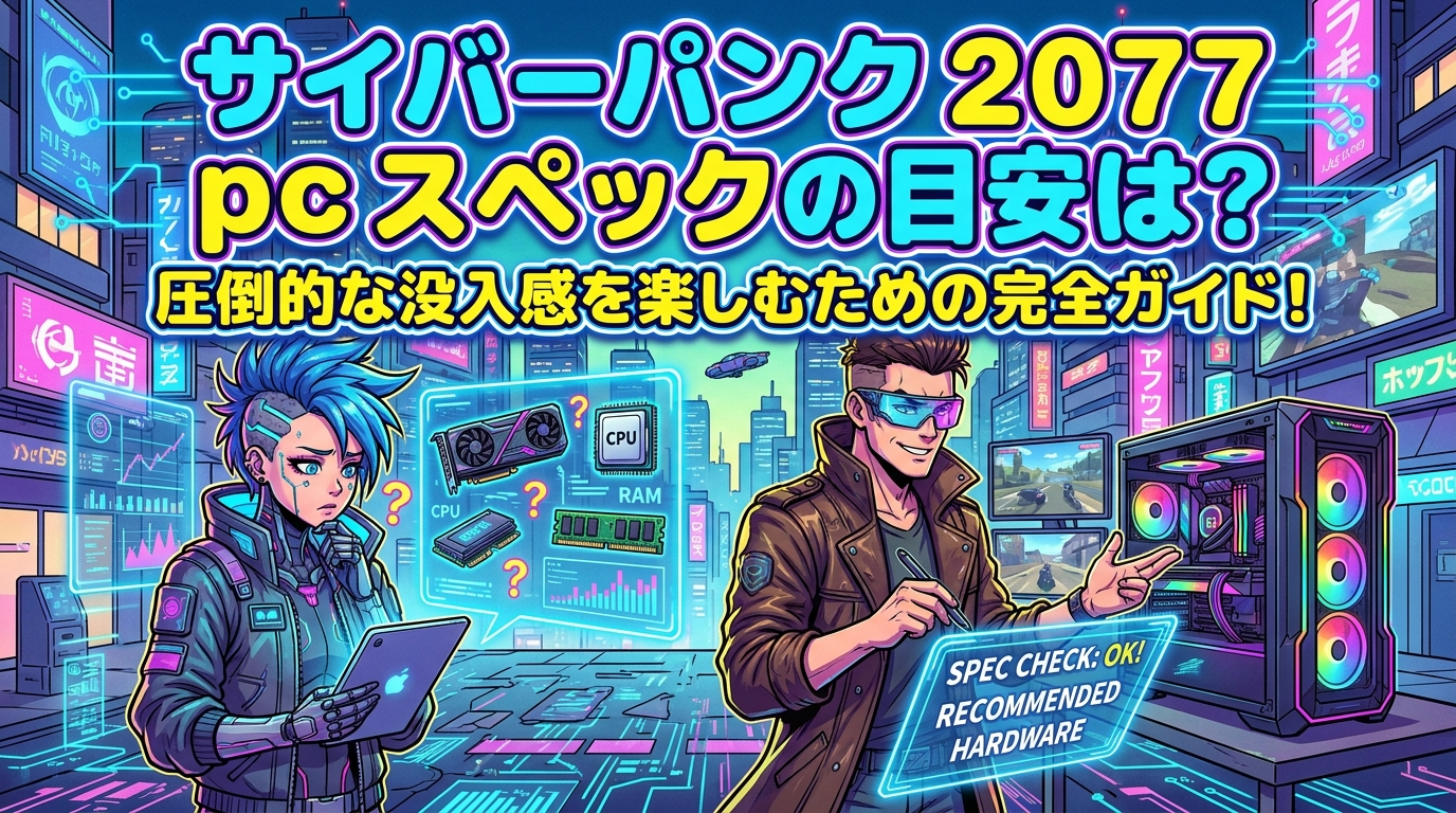 サイバー パンク 2077 pc スペックの目安は？