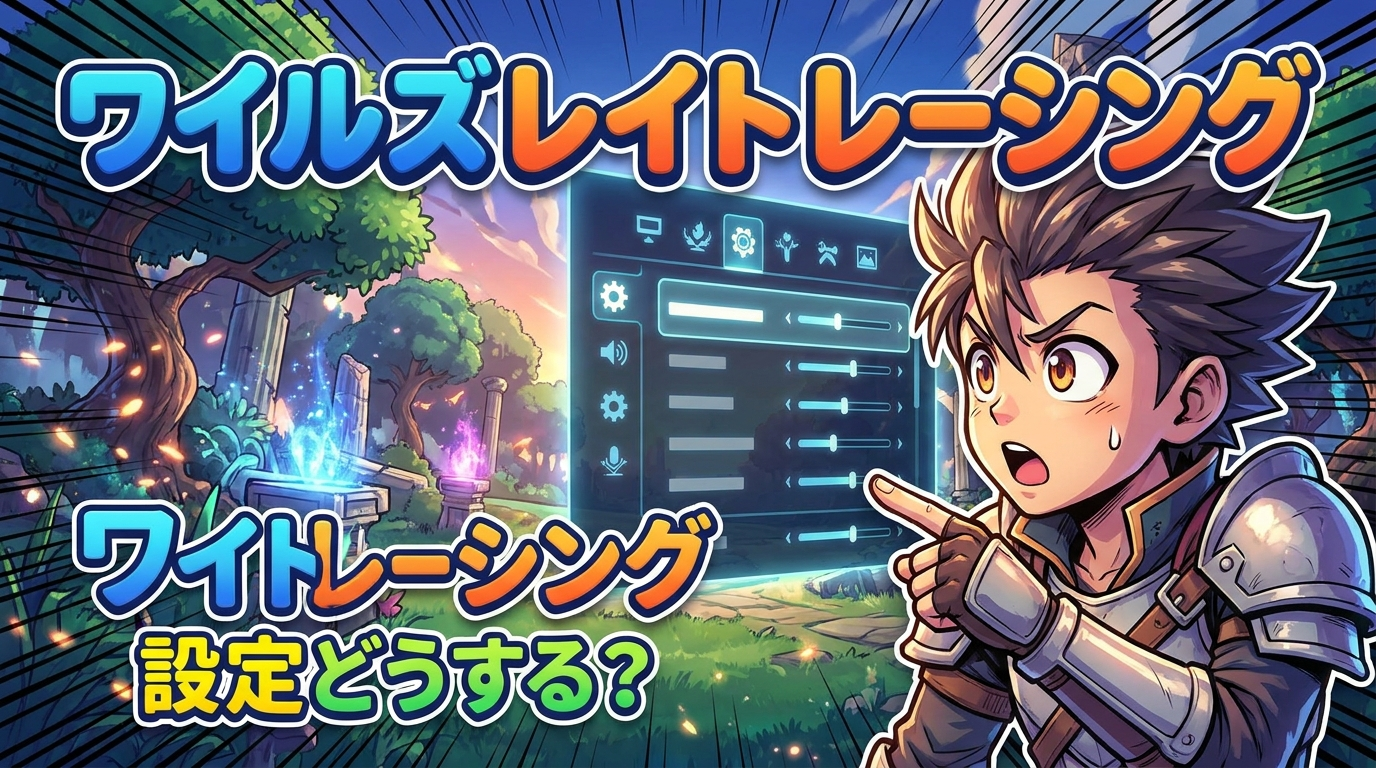 ワイルズ レイト レーシング 設定どうする？