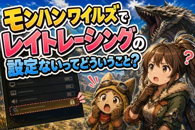 モンハン ワイルズでレイト レーシングの設定ないってどういうこと？