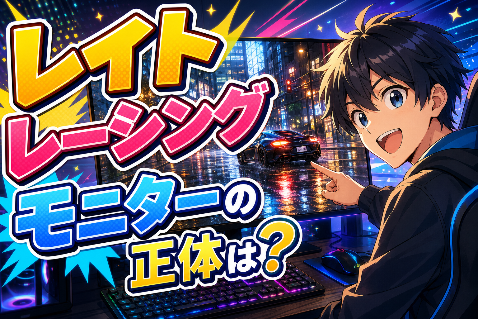 レイト レーシング モニターの正体は？