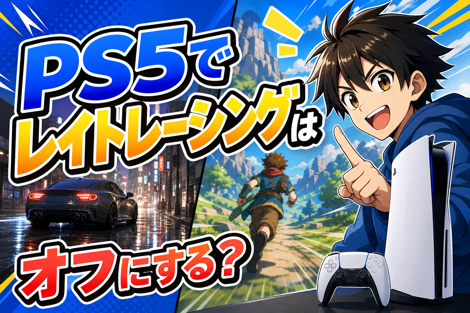 PS5でレイトレーシングはオフにする？